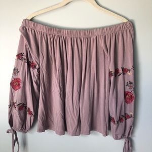 Off the shoulder top